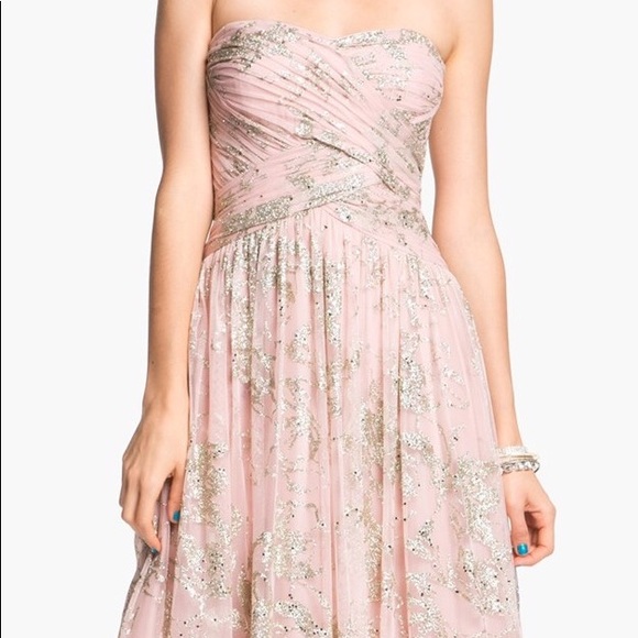 Blush Glitter Gown - Picture 7 of 12